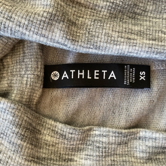 Comfy ATHLETA Open Front Modal Cardigan Sweater Wrap Soft Heather Gray XS - Picture 3 of 8